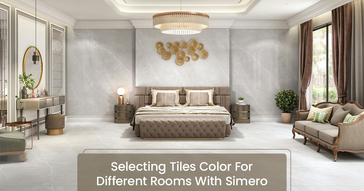 Selecting Tiles Color For Different Rooms With Simero
