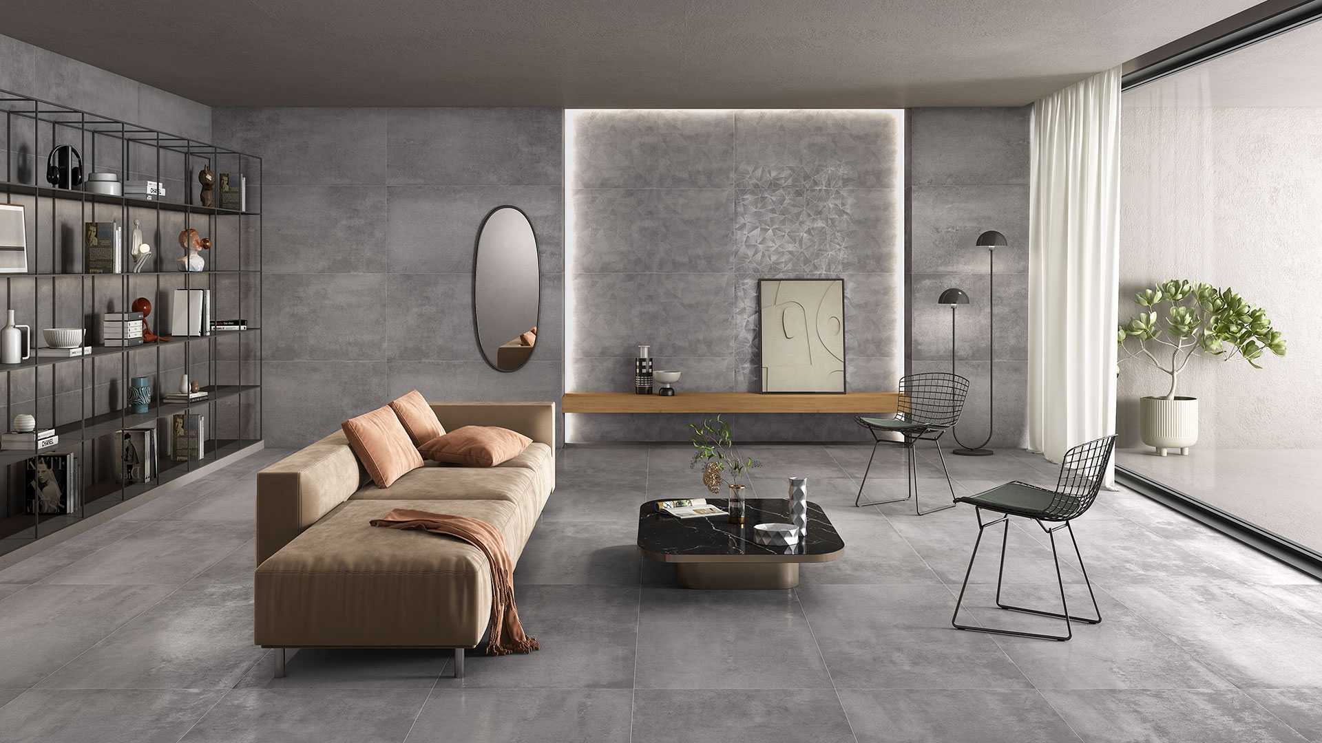 FOIL TITANIUM GREY DECOR